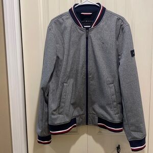 New Tommy Hilfiger grey wind breaker